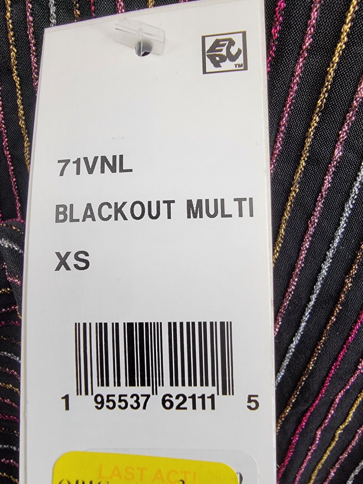 French Connection Paula Keyhole Midi Dress Women's XS Blackout Multi Round Neck - Picture 16 of 16