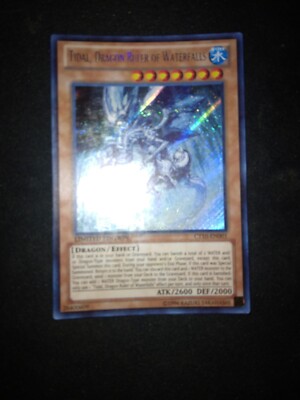 Yugioh! Tidal, Dragon Ruler Of Waterfalls CT10-EN001 Secret Rare, LP