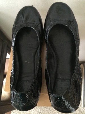 Tory Burch Black Patent Leather Women's 