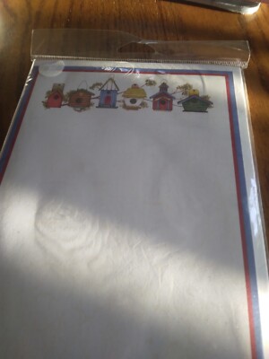 FERNBROOK Stationery in Portfolio - BIRDHOUSES 40sheets-20env SEALED