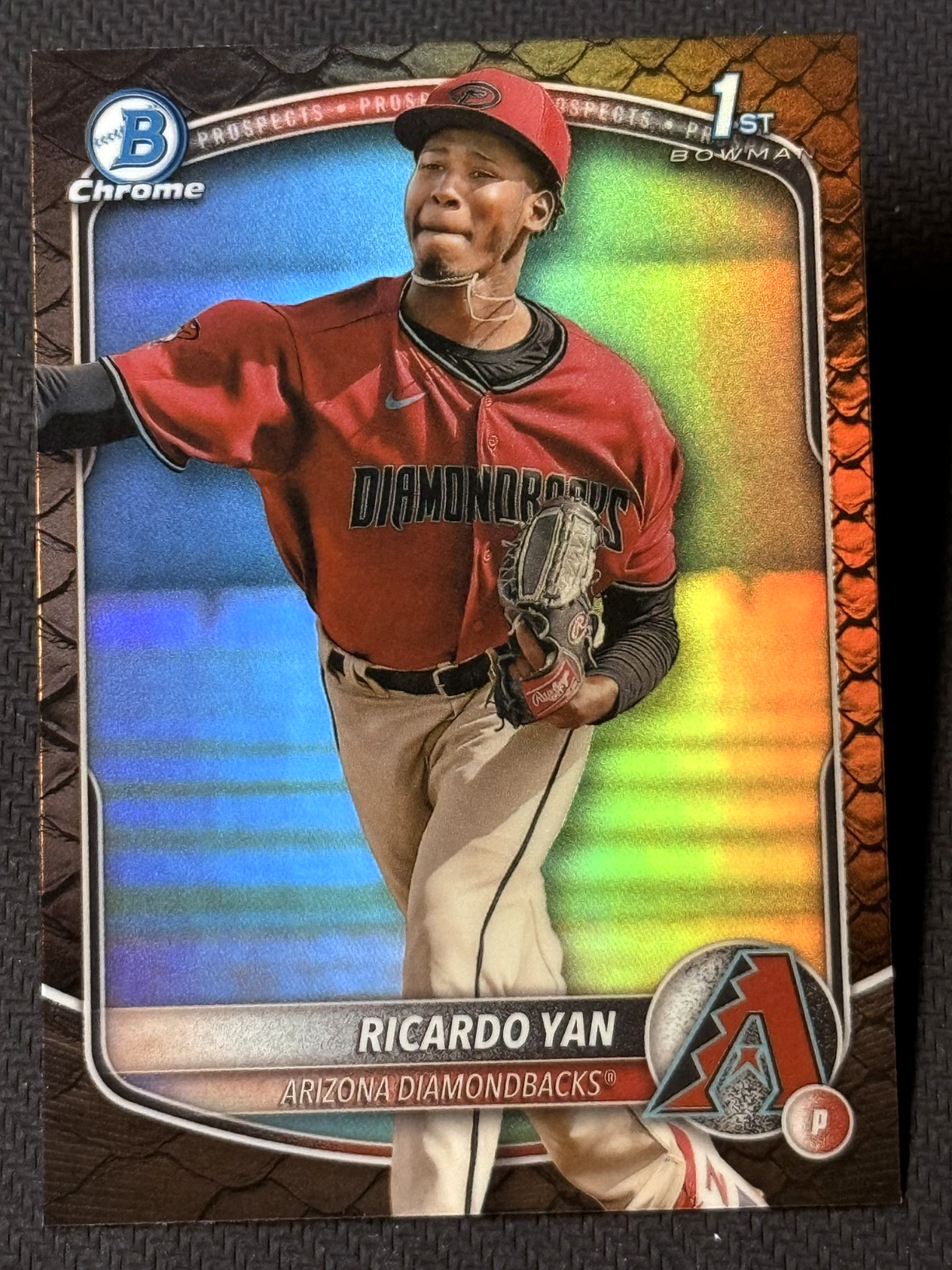 2025 Bowman Chrome 1st REPTILIAN REFRACTOR Ricardo Yan, item