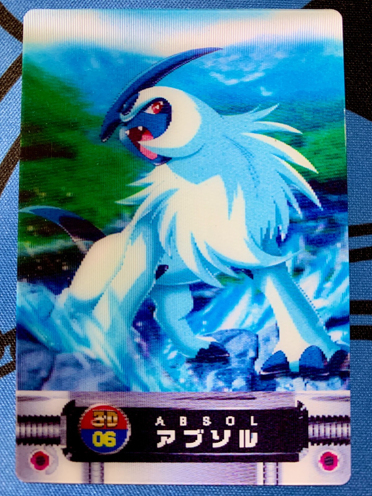 NM Absol 06 Pokemon Carddass 3D Zukan Card Advanced Nintendo