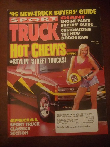 SPORT TRUCK MAGAZINE JANUARY 1995 VOL. 8 NO. 1 HOT CHEVYS
