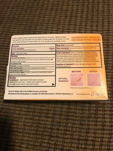 MEDERMA Scar Skin Care Cream SPF 30 0.70 oz 20g FREE SHIPPING Exp 01/20