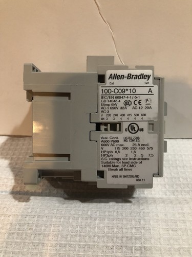 ALLEN BRADLEY 100-C09D10