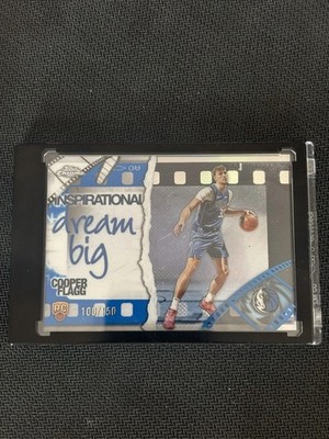 Cooper Flagg 2025 Topps Chrome INSPIRATIONAL Blue Refractor /150 RC Rookie Mavs