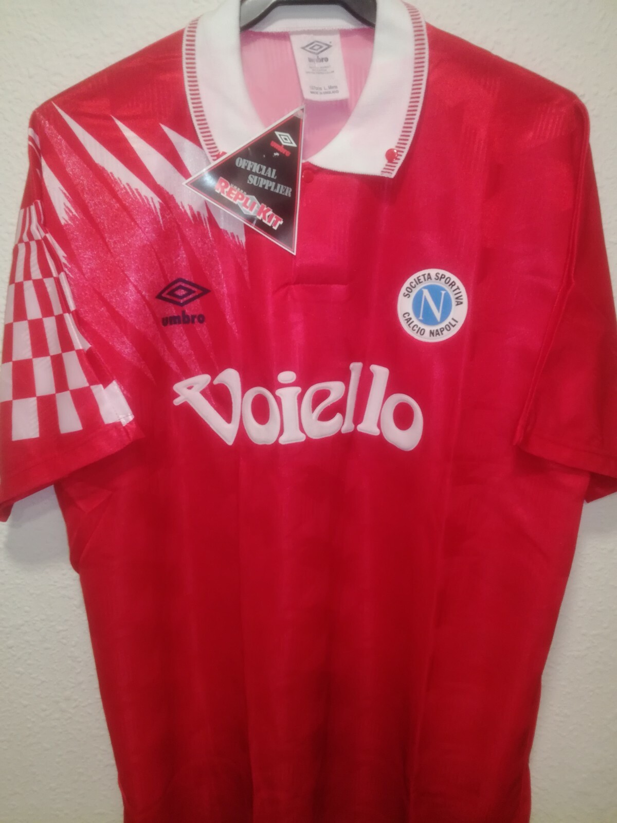 SSC NAPOLI 1991-1993 BNWT Voiello camiseta shirt trikot