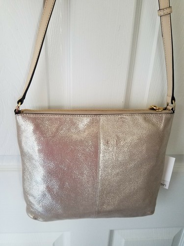 Calvin Klein Lily Crossbody Mica Gold Metallic Handbag NWT ??