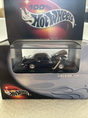 Hot Wheels 100% Black Box Pontiac Firebird Trans Am T/A Black NEW 