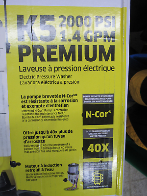 K rcher K5 Premium 2000 PSI Electric Power Induction Pressure