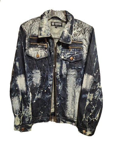 ジャケット・アウター 90s DOUBLE SHOCK 2way denim jacket BLK Two Tone Denim Jacket - Black/Combo | Fashion Nova