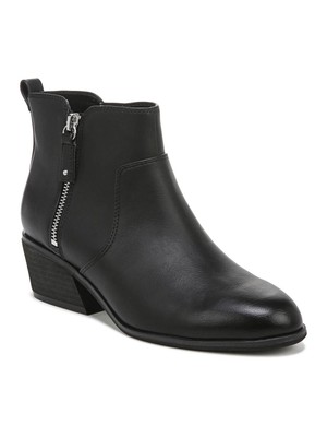 

DR SCHOLLS Женские черные комфортные ботильоны Goring Lawless с круглым носком на блочном каблуке, размер 7 м, Черный, LAWLESS