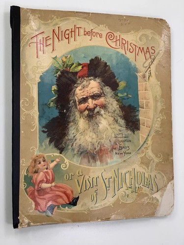 The Night Before Christmas or a Visit of St Nicholas  McLoughlin 1896 10 Color