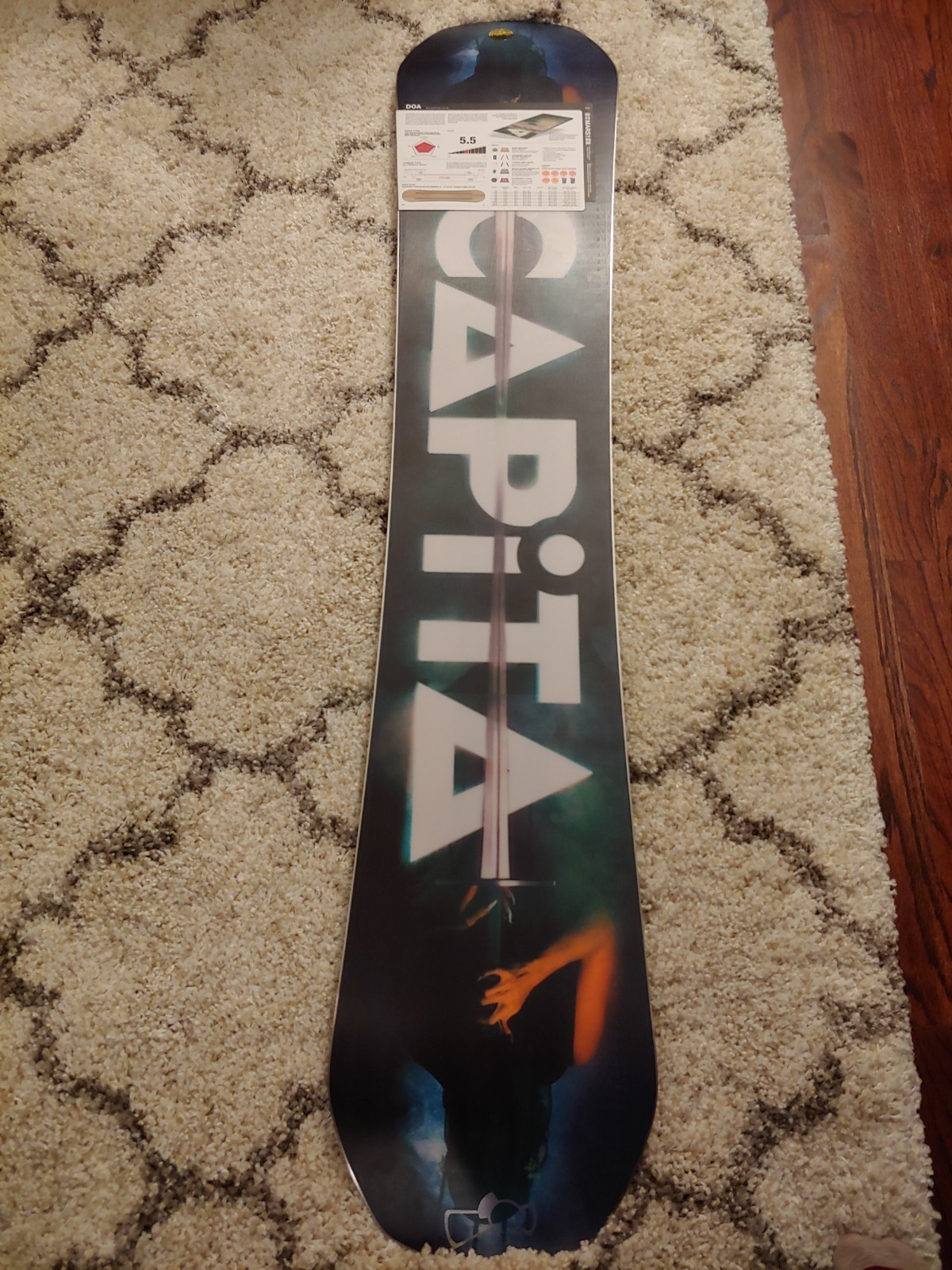 NEW Capita Snowboard 158 cm DOA Defenders of Awesome All-Mountain Hybrid Camber