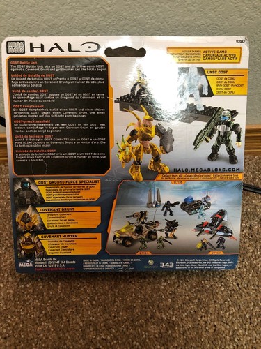 Mega Bloks Halo ODST Battle Unit 97082 Gold Hunter Captain Minifigure