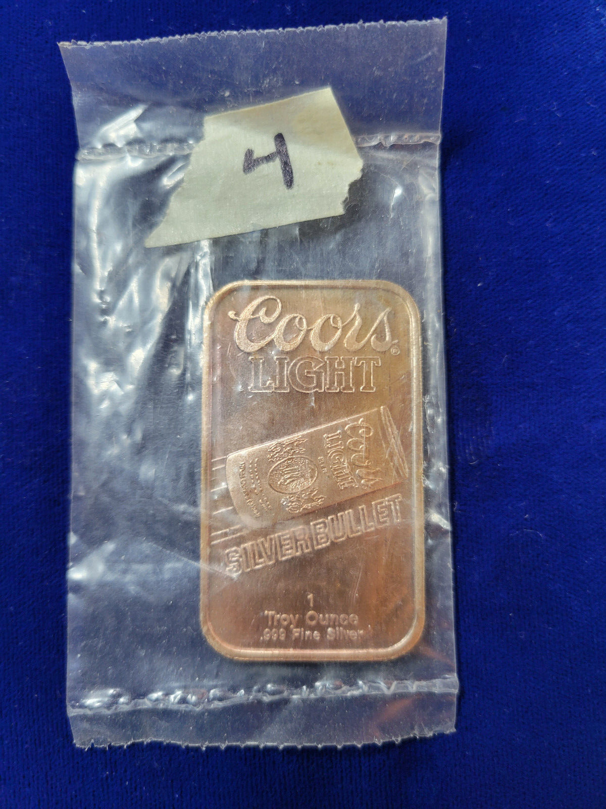 Neon Bar Man | Vintage 1985 Coors Light Silver Bullet