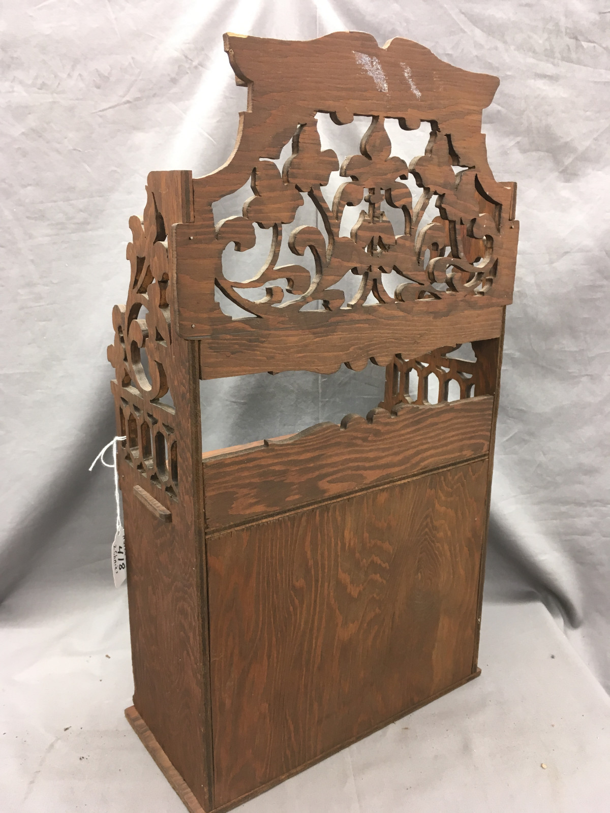 Victorian Hutch & Chairs Doll Furniture Childs Play Wooden Folk Carved {DD418}