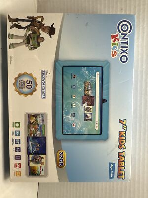 Contixo V8 7'' Inch Learning Kids Tablet, Android 11, Quad Core, Ages 3-7 Toddler