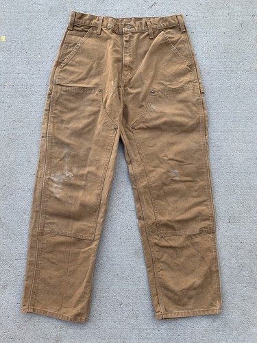 Carhartt Double Front Knee Pants Faded Brown Destroyed Carhartt Double Front Knee Pants Faded Brown Destroyed