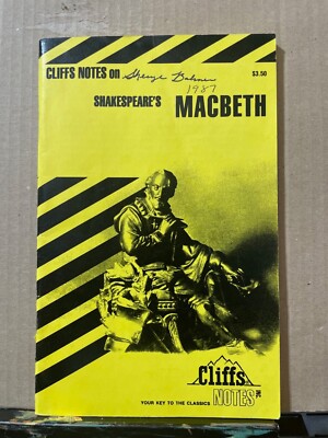 Cliffs Notes Your Key To the Classics PB Booklets You Choose $1.98 Fast Shipping