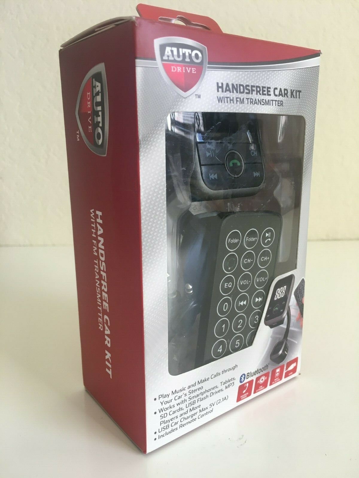 Auto Drive Car FM Transmitter Bluetooth Handsfree