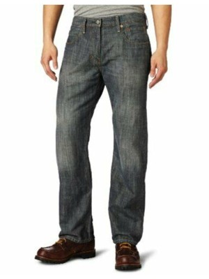 

Мужские синие легкие свободные джинсы LEVIS, Синий, 5690133