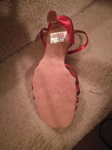 (left foot only) Ladies Professional Ballroom Dance Shoe high heel