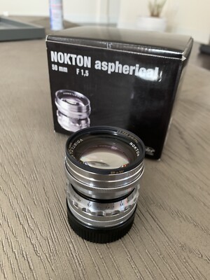 Voigtlander Leica M Nokton 50mm F/1.5 Aspherical Lens TOP MINT