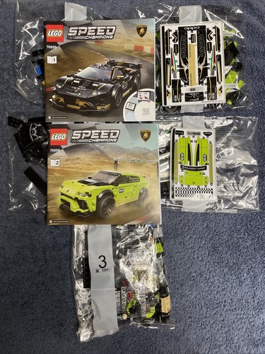 ムニィ Lego 76899 Speed Champions: Lamborghini Urus & Huracan - New