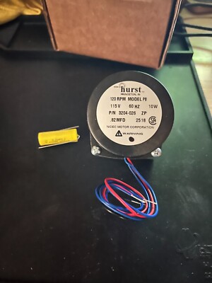 Hurst 3204-026 Synchronous Motor 115V 120 RPM PB NEW IN BOX! FREE SHIPPING!