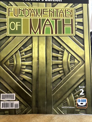 Bob Jones Fundamentals of Math Teacher Edition (2nd Edition) BJU 7th Grade