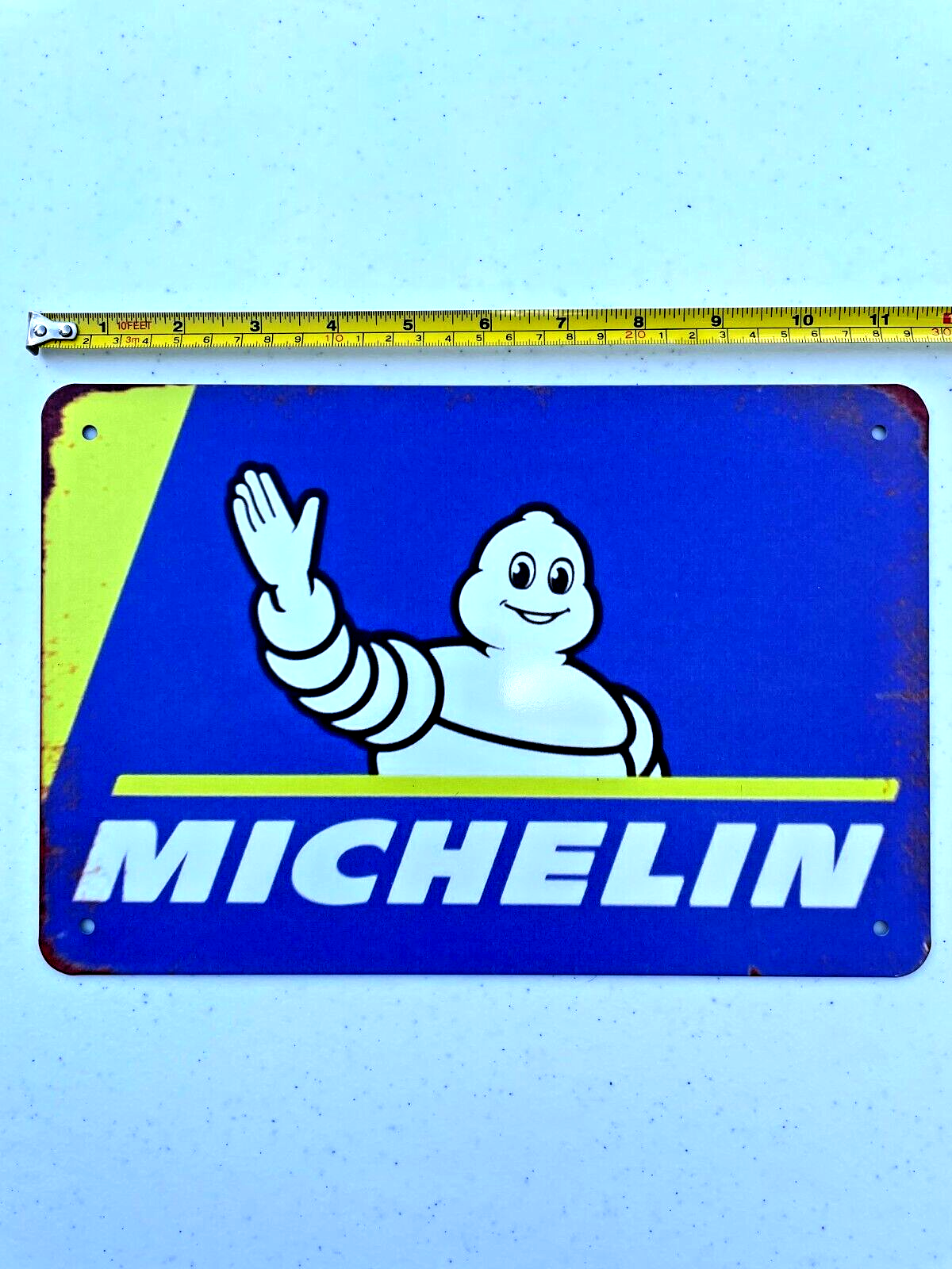 Michelin Tires Tin Sign Shop Man Cave Performance Tyres Tire Garage Blimp Retro