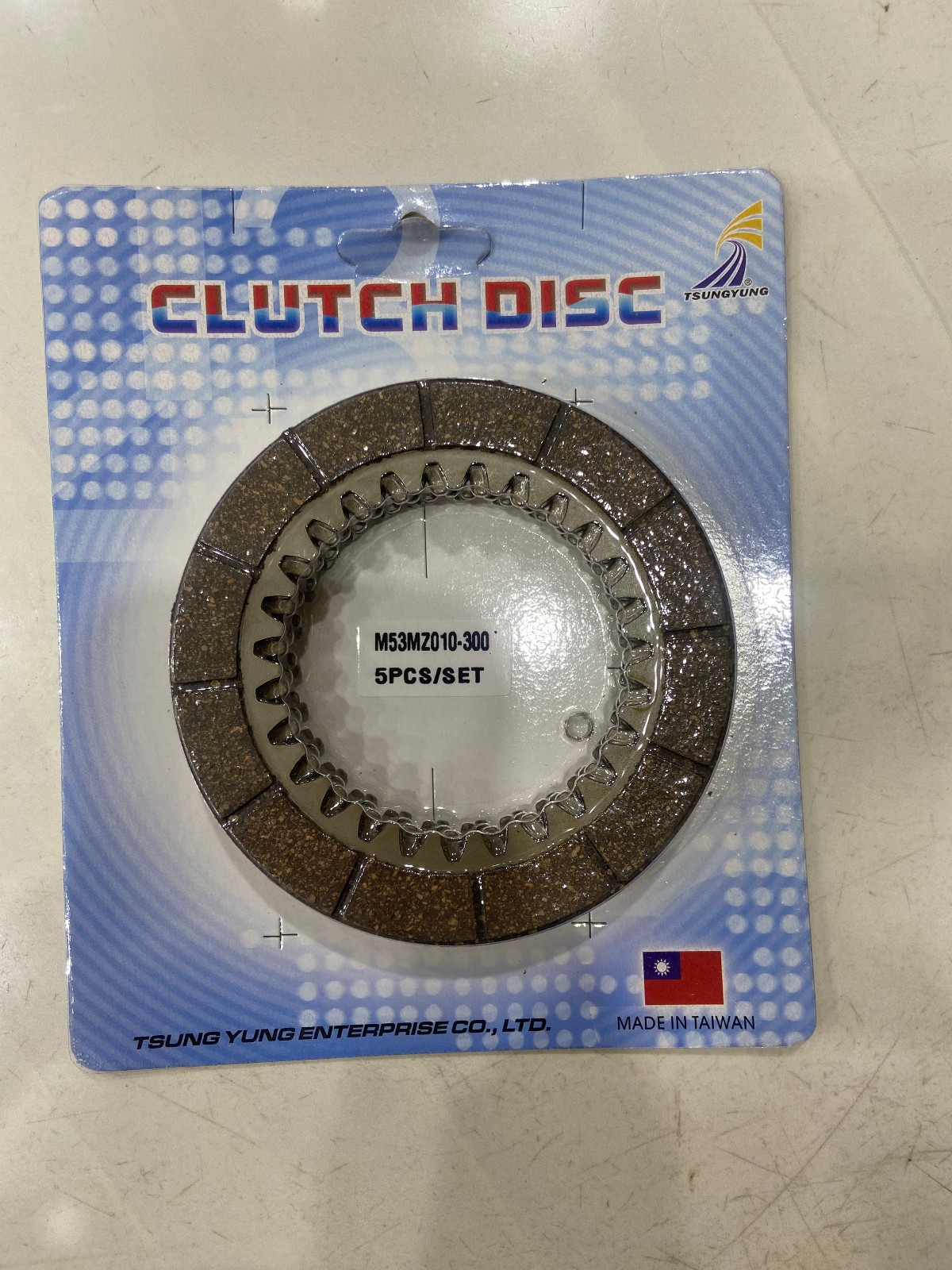 JUEGO DE 5 FIBRAS DE CLOCHE MZ ETZ . 5 DISC CLUTCH SET MZ