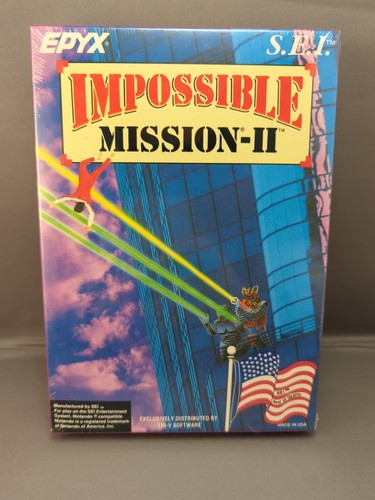 SEI Impossible Mission II (Nintendo NES) Brand New NIB