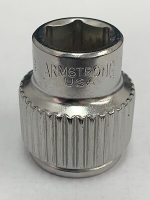 ARMSTRONG 12-620 6 POINT 1/2'' DRIVE 5/8'' ELIMINATOR SOCKET 12620