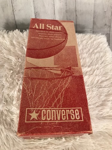 Vintage 50s JPC AIR COOLED Sanitized  Sneaker Hi Top Converse Shoe 9.5 W/Box