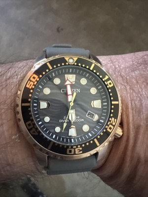 【訳アリSALE】 シチズン　エコドライブ　プロマスター BN0163-00H Citizen Eco-Drive Promaster Men's Gray Calendar Diver Watch