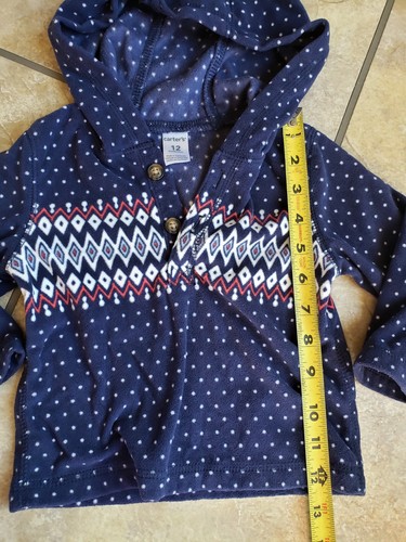 boys size 12 month baby clothes Carter's Sweater Pull over goody Excellent condi