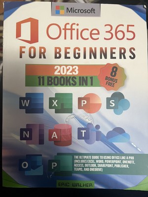 Microsoft Office 365 for Beginners 2023 -  11 Books In 1 Free Shipping