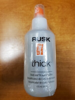 2 Pack: Rusk Thick Body and Texture Amplifier 6 oz. Gives Hair Body/Texture E5C