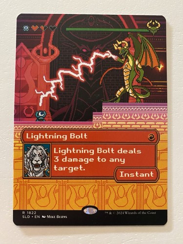 Lightning Bolt (1822) *Non-Foil* SECRET LAIR Extra Life 2024 Lightning Bolt (1822) *Non-Foil* SECRET LAIR Extra Life 2024