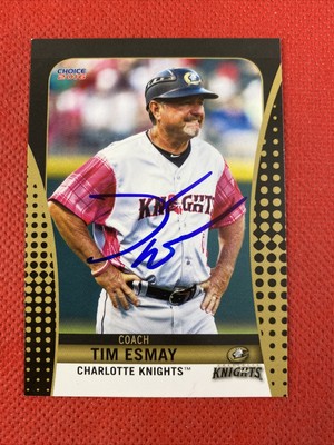 2016 Charlotte Knights Tim Esmay Auto Signed Autograph White Sox 