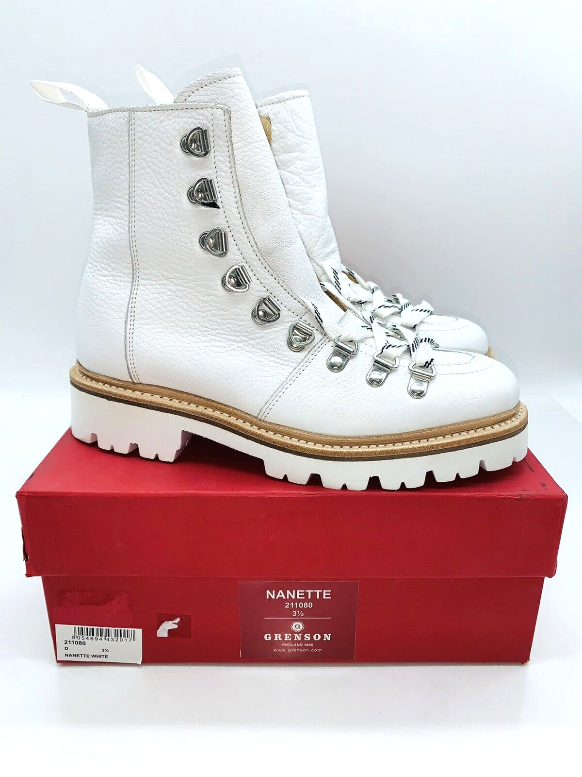 Grenson nanette best sale white