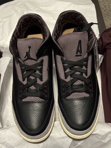 Pre-owned Jordan Size 12.5w 11m -  3 A Ma Maniere While You Were Sleeping Mens Nike In Hand In Black