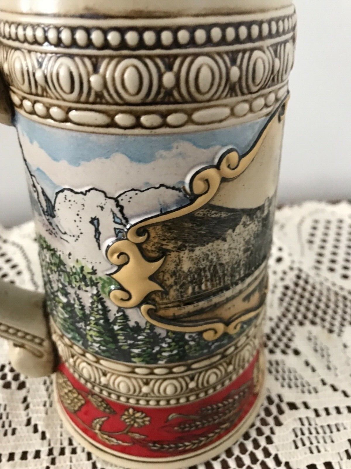VINTAGE ADOLPH COORS COMPANY 1873 BEER STEIN MUG COLLECTIBLES 1988 EDITION