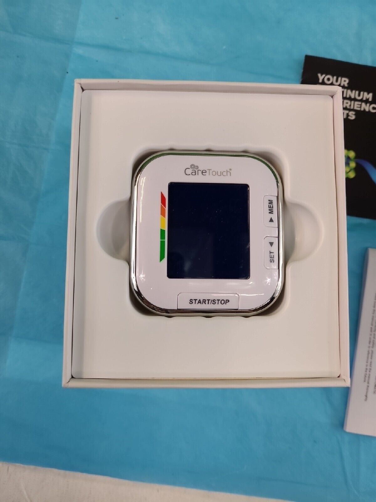 Care Touch Fully Automatic Wrist Blood Pressure Cuff Monitor Care