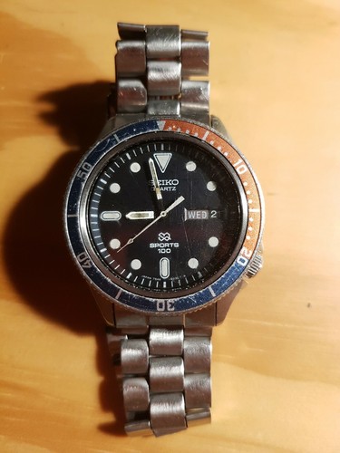 その他 Pan [CD] Vintage Seiko 7546 - 6040 - Pepsi Bezel | eBay