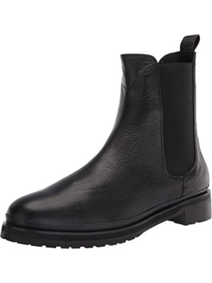 

AEROSOLES Женские черные кожаные ботинки челси без шнуровки Camila 10,5 м, Черный, CAMILA