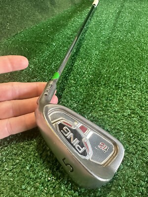 +3/4  Ping i15 (Black Dot) Single 5 Iron~AWT Stiff Steel~MIDSIZED GP Grip~38.75 
