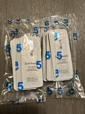 Sulwhasoo UV Wise Brightening Multi Protector No.2 Milky Tone Up 1 ml x 30 Pcs